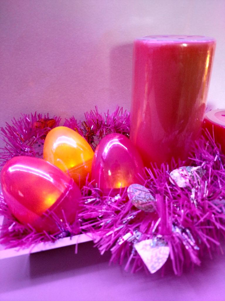 easter egg candles