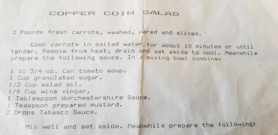 copper coin salad original recipe pg1