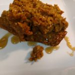 Baked Pumpkin Oatmeal with syrup