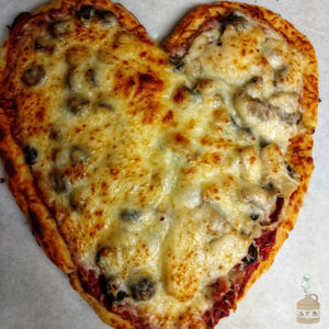 Heart Shaped Pizza