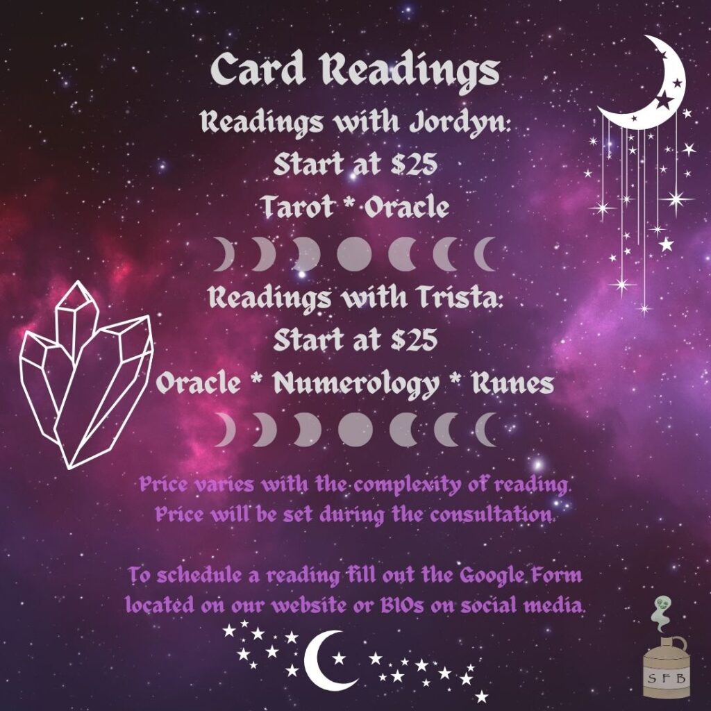 Card Readings with Jordyn and Trista